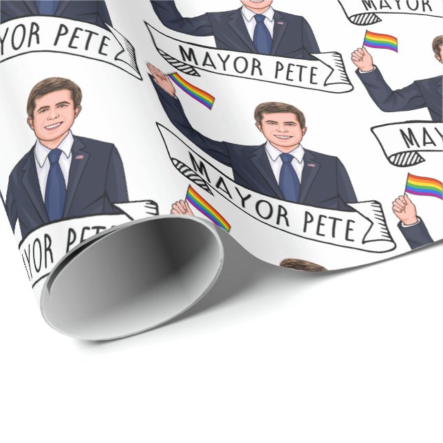 Borgmästare Pete Pride Presentpapper (Rullad Hörn)