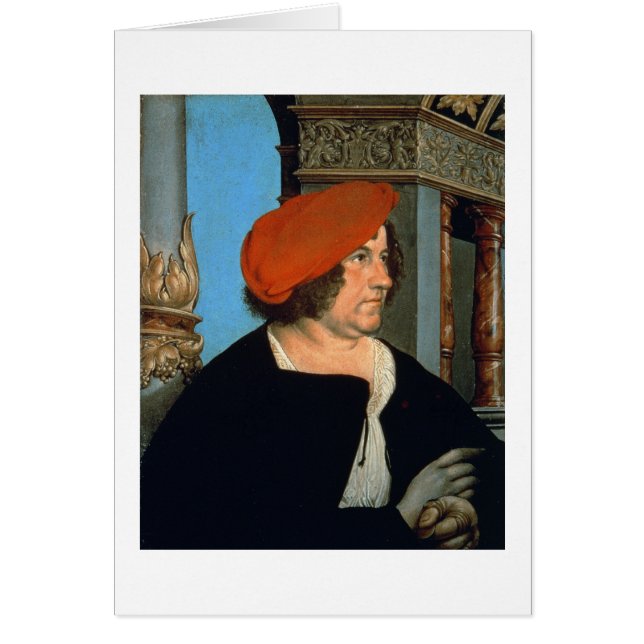 BorgmästareJakob Meyer zum Hasen, 1516 (tempera på Hälsningskort (Framsidan)
