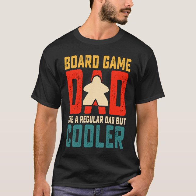 Borgmästarspel i Pappa-rådet Spelentusiaster Board T Shirt (Framsida)