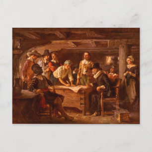Borgolopakten av Jean Leon Gerome Ferris Vykort