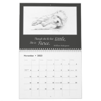 Borgo's The Artful Westie 2023 Calendar Kalender