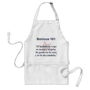 Boricua 101 förkläde