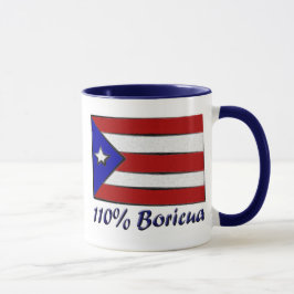 Boricua 110% mugg