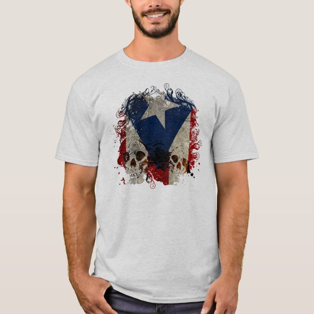 Boricua 4 någonsin, tee shirt (Framsida)