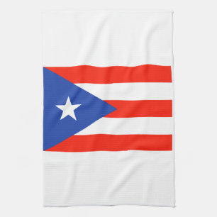 Boricua Banderas Puerto Rican Flagga 4Juan Kökshandduk