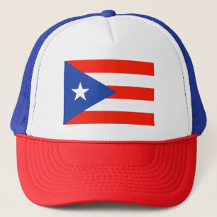 Boricua Banderas Puerto Rico Flagga 4Juan Truckerkeps