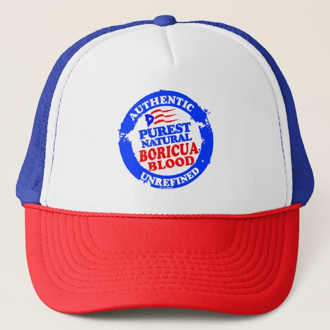 Boricua Blod Snap back i Purest Natural Boricua Keps (Framsida)