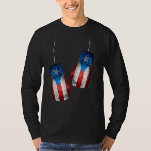 Boricua Boxers Boxing Fläkt Handskar Puerto Rico F T Shirt
