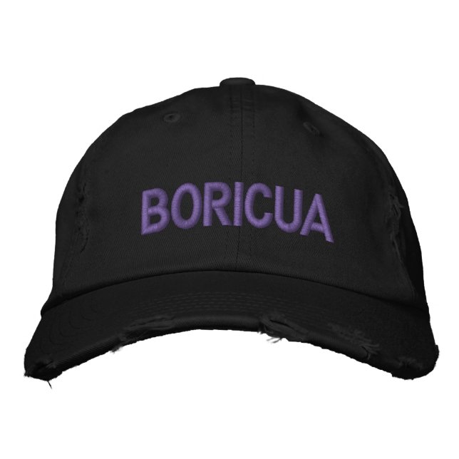 Boricua Broderad Keps (Framsida)