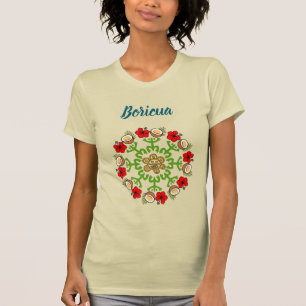 Boricua Coconut Flamboyan Wandet-shirt T Shirt