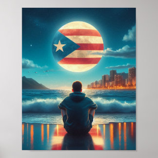 Boricua Hasta en la Luna Poster