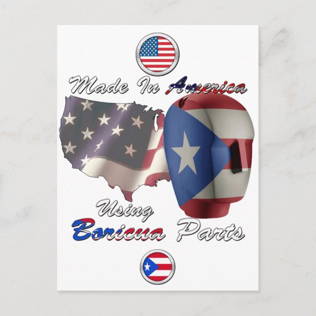 Boricua_Made Vykort (Framsida)