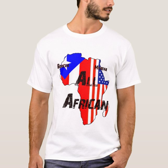 Boricua Morena, all afrikan - Tshirt - manar Tröja (Framsida)