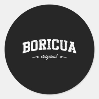 Boricua Puerto Rico Original Runt Klistermärke
