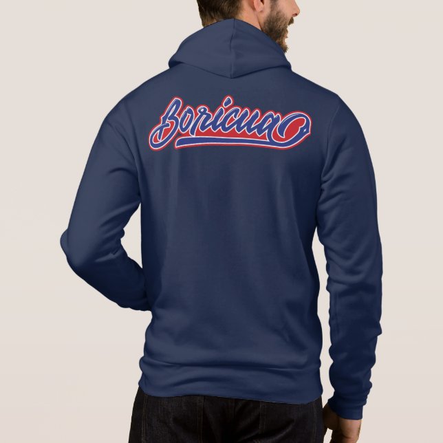 Boricua Puerto Rico T Shirt (Baksida)