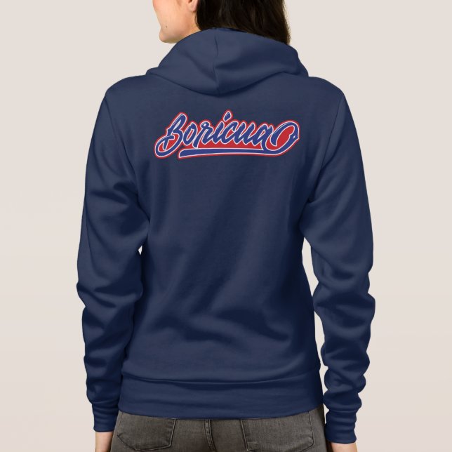 Boricua Puerto Rico T Shirt (Baksida)