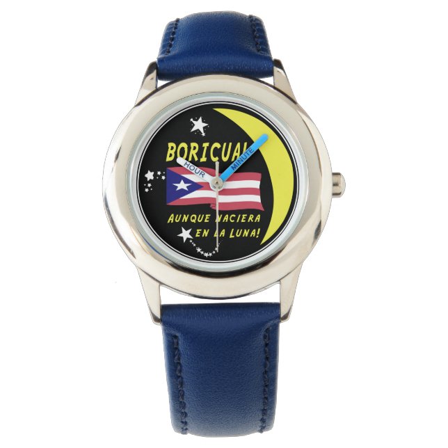 Boricua! Vart som helst! Armbandsur (Framsida)