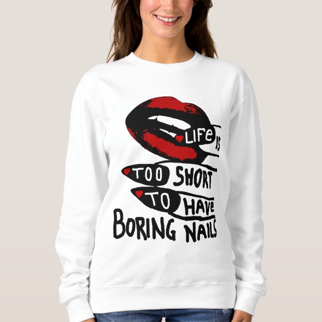 Boring Nagel T Shirt (Framsida)