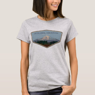Boring, Oregon Mt Hood Damkvänlig T-Shirt