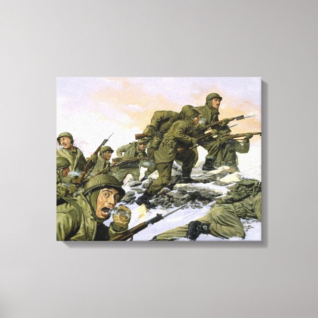 Borinqueneers av Dominic D'Andrea Print Canvastryck (Framsida)