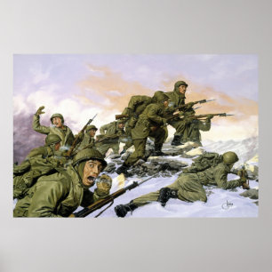 Borinqueneers av Dominic D'Andrea Print Poster