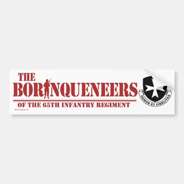Borinqueneers bildekal (Framsidan)