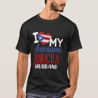 Boriqua Puertoricansk Jag älskar min fantastiske B T Shirt