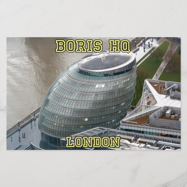 Boris HQ City Hall London (Framsida)