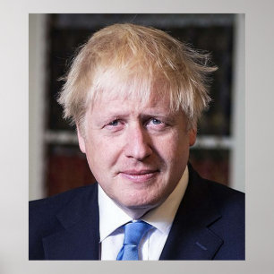 BORIS JOHNSON BRITISH PREMIÄRMINISTER POSTER