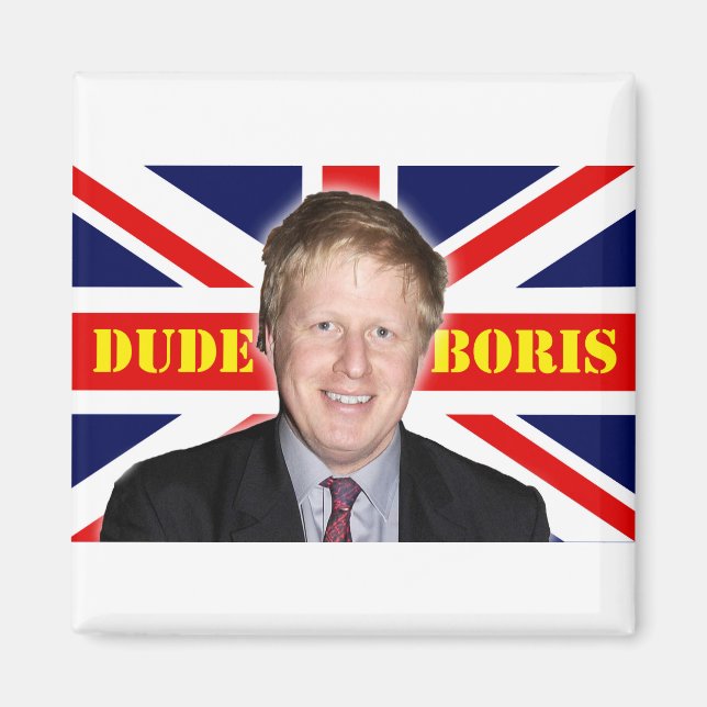 Boris Johnson DUDE Magnet (Framsidan)