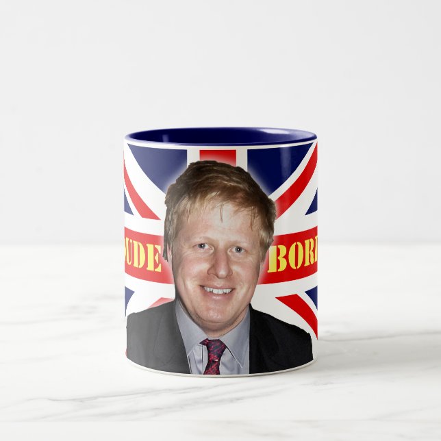 Boris Johnson DUDE Två-Tonad Mugg (Center)