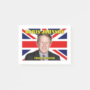 Boris Johnson premiärminister Post-it Block