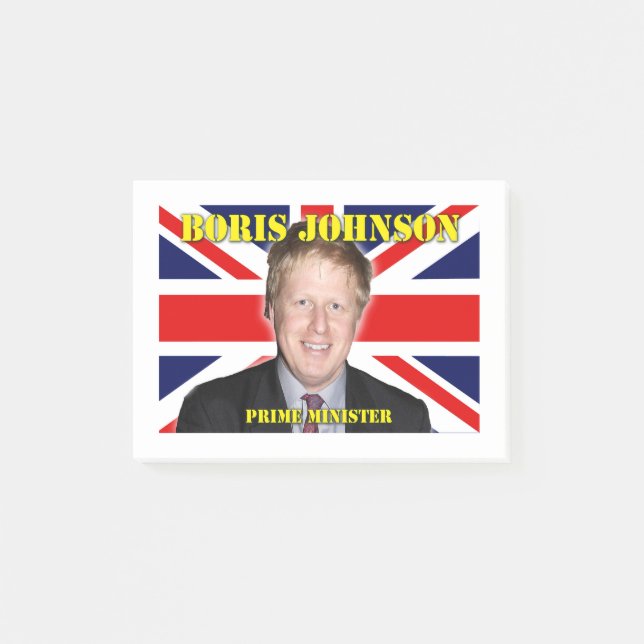 Boris Johnson premiärminister Post-it Block (Framsida)
