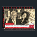 Boris Johnson Women's 50 Birthday Funny News Inbjudningar<br><div class="desc">50:e födelsedag Kvinnors "Funny Breaking News TV Graphic" De stora nyheterna håller på att brytas. Helt redigerbart och enkelt att ändra text. Ändra foto och text till kostym tillfälle. Underbar för Grads,  Bröllop-meddelanden,  födelsedagar,  årsdagar,  nyheter från baby och nästan allt du vill främja. Foto av RODNAE Productions from Pexels</div>