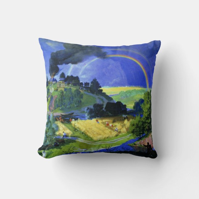 Boris Kustodiev, efter stormen Kudde (Framsida)