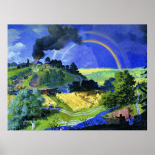 Boris Kustodiev, efter stormen Poster