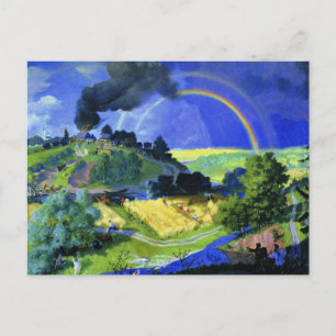 Boris Kustodiev, Efter stormen, Vykort