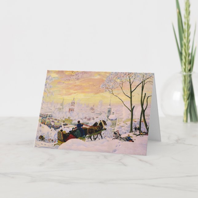 Boris Kustodiev Pancake Week CC0453 Kort (Framsida)