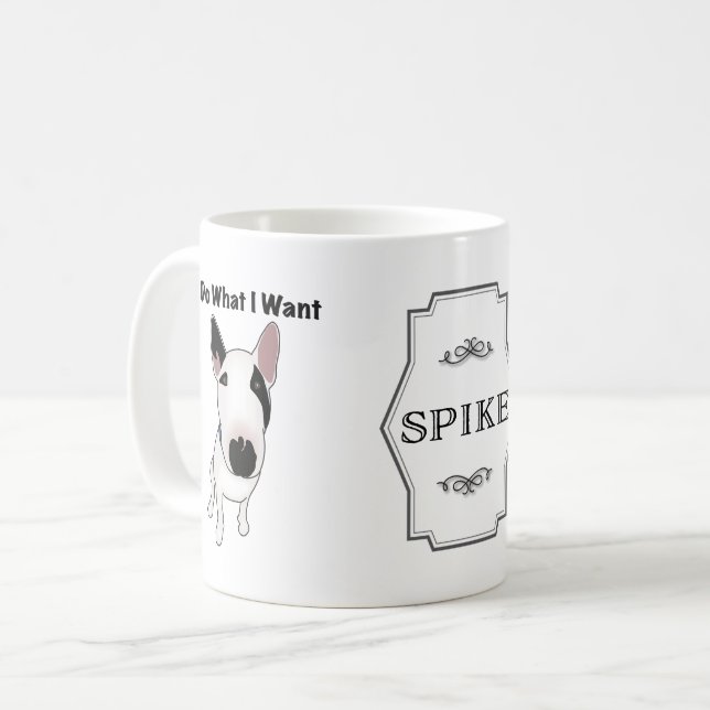 Börja dagen med Adorable Spike Kaffemugg (Framsida vänster)