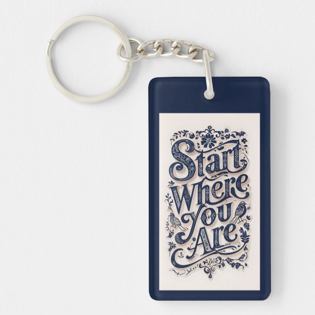 Börja där du är dekorativ typografi (Framsidan)