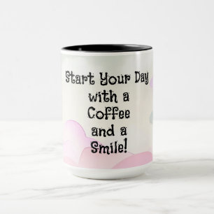 "Börja din dag med en kaffe och en sjömil!" Mugg