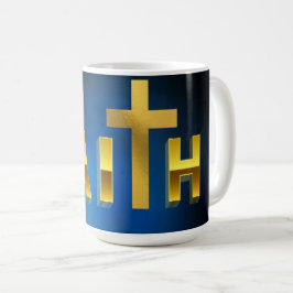"Börja din dag med en trosbekännelse." Mugg