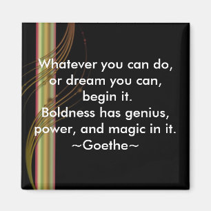 Börja-Goethe-Motivational magneter