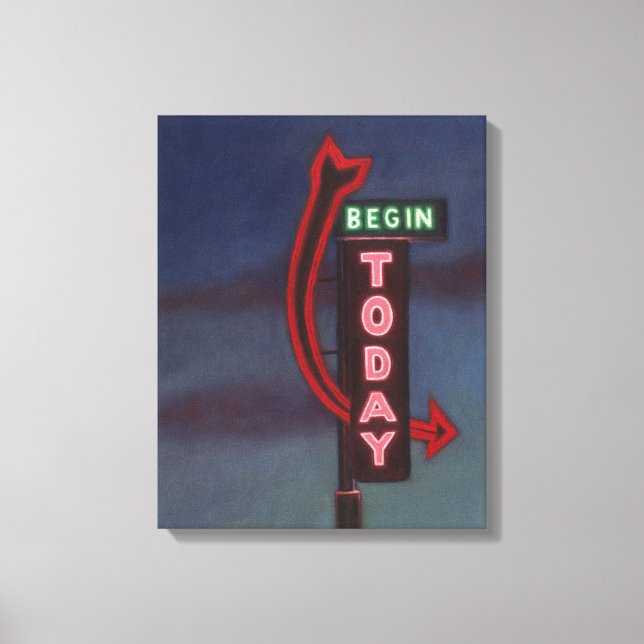 Börja i dag 2009 canvastryck (Framsida)