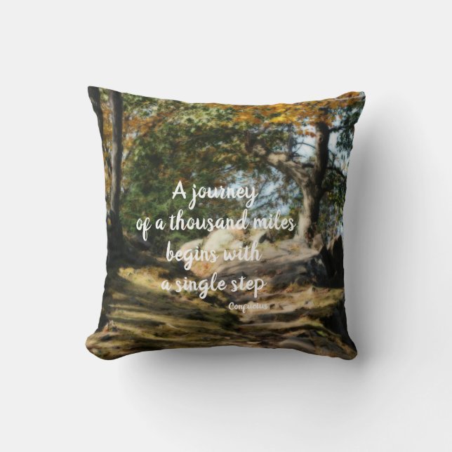 Börja inspirationsofferten Woodland Väg Kudde (Framsida)