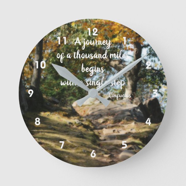 Börja inspirationsofferten Woodland Väg  Rund Klocka (Framsida)
