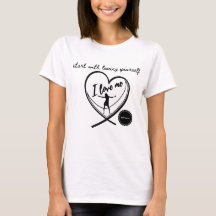börja med att älska dig själv t-shirt med citat