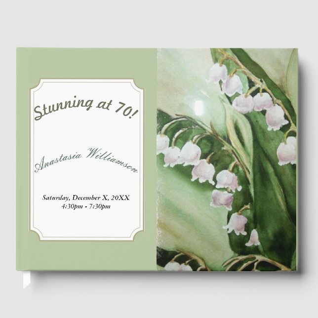 BÖRJA PÅ 70! LILY OF THE VALLEY GÄSTBÖCKER (Framsida)