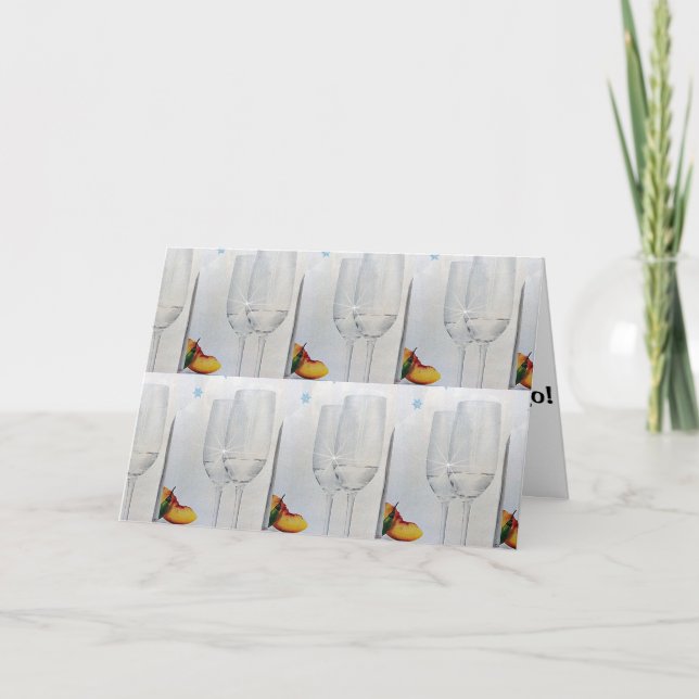 BÖRJA SE MYCKET SOM COCKTAILS-CHRISTMAS HELGKORT (Framsida)