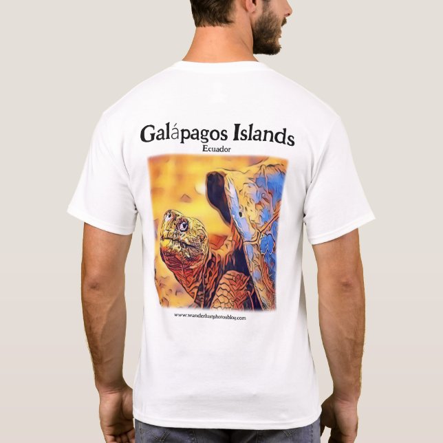 Börja utforska i dag - Galápagosöarna T-Shirt (Baksida)